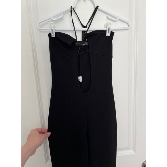 Pretty little thing, tie front jumpsuit size 4 - Picture 3 of 4